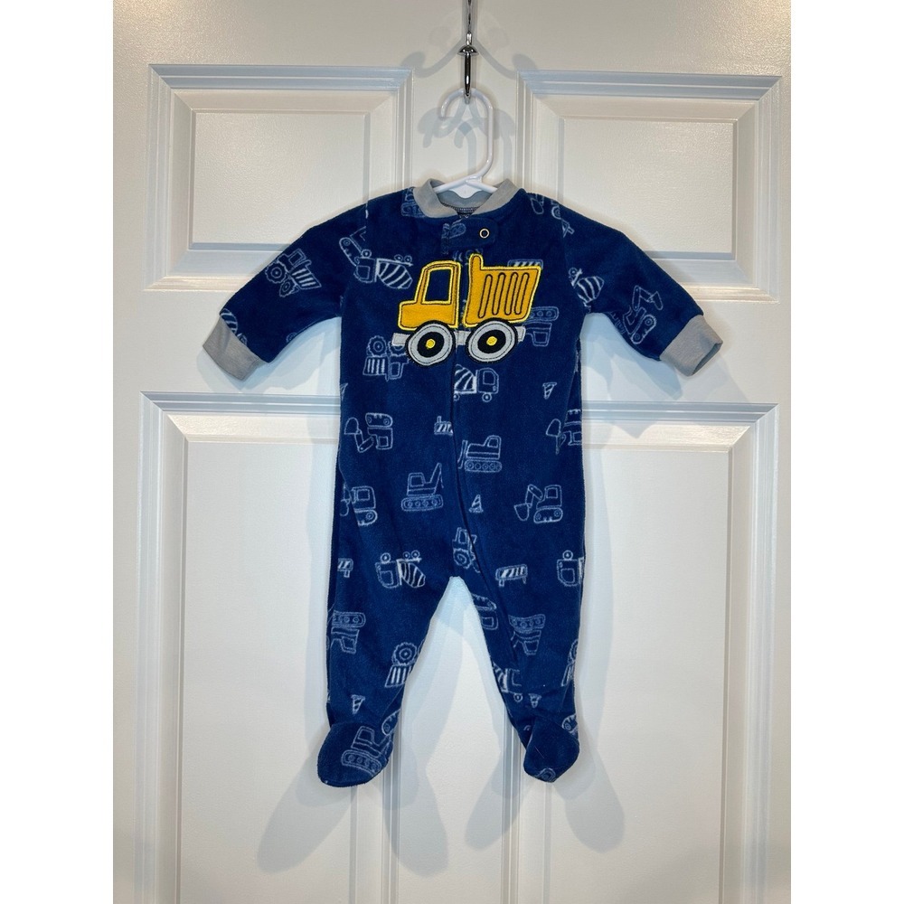 Baby‎ By Bon Bebe Boys Truck Pajamas Size 0-3 Months